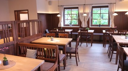 Rustikale Inneneinrichtung Gastronomiebetrieb