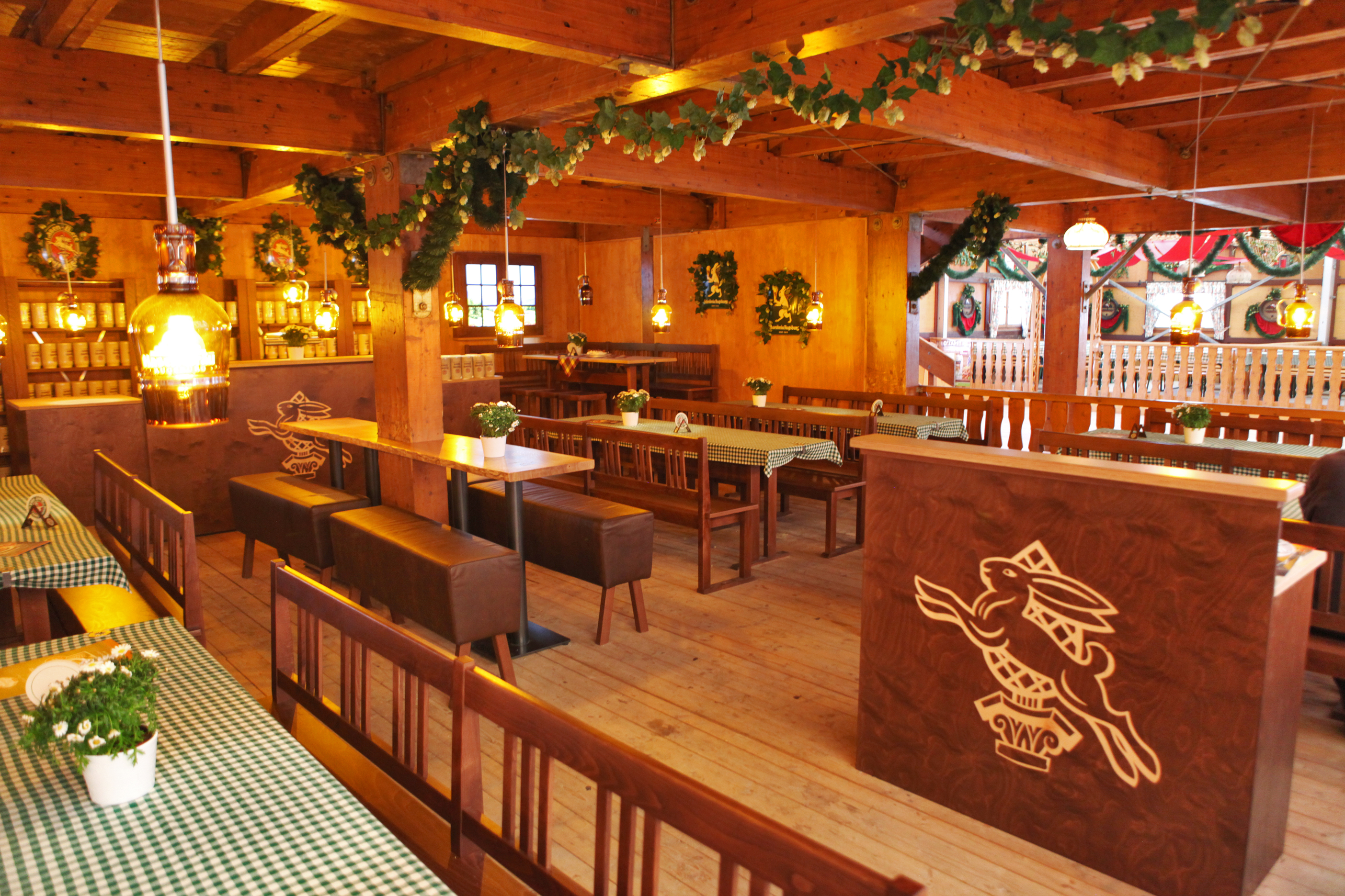 Wirtshaus Innenausstattung aus Holz