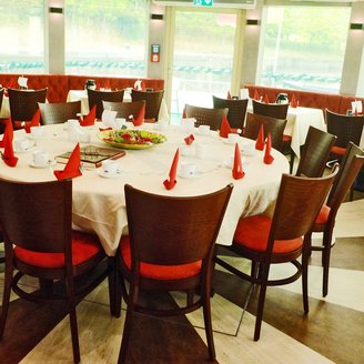 Inneneinrichtung einer Schiff-Gastronomie